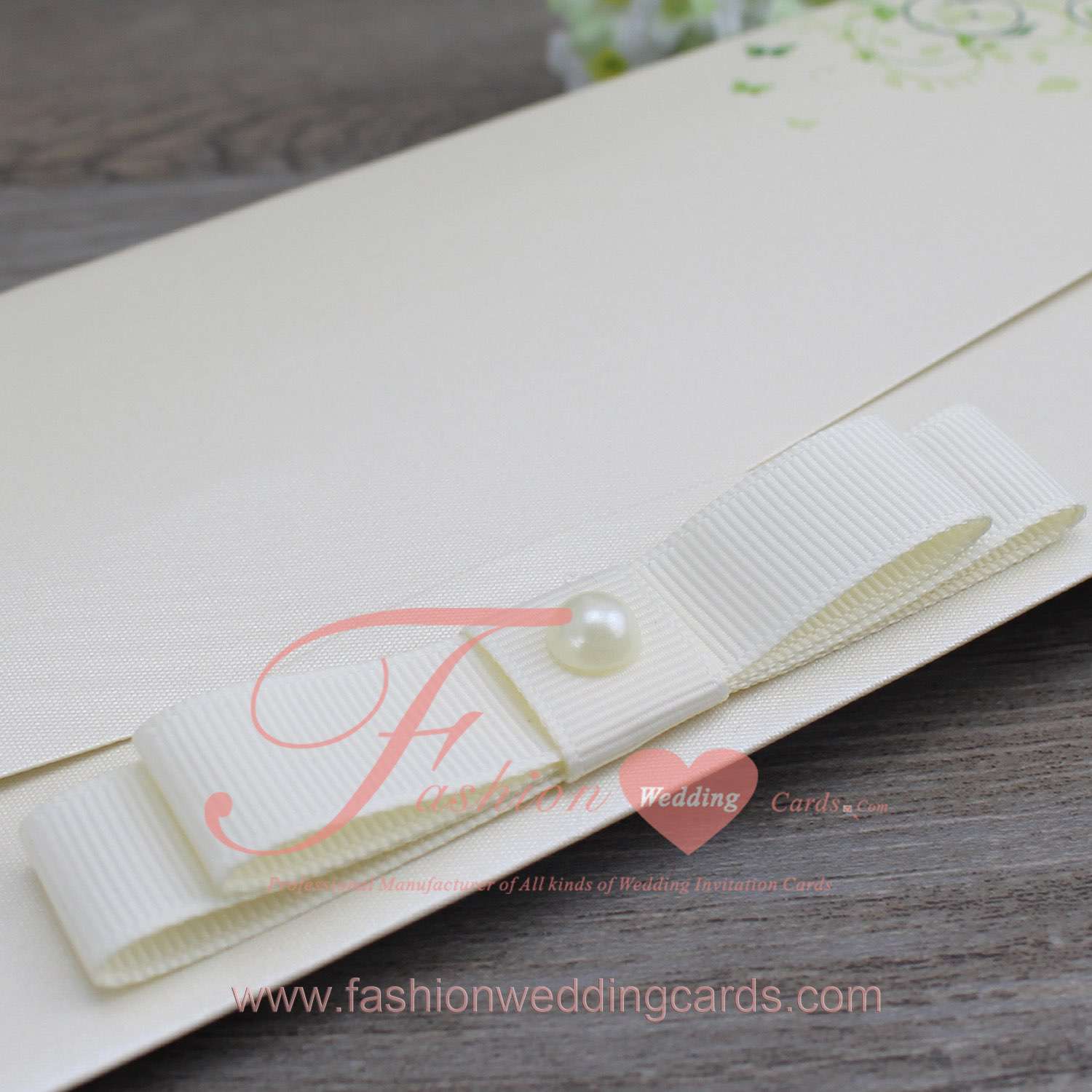 Handmade Pocket Wedding Invitation Cheap